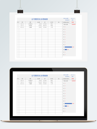 公司费用支出明细表