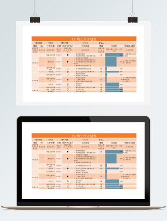 日周工作计划表