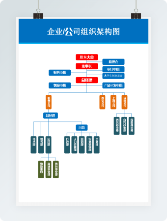 企业公司组织结构图