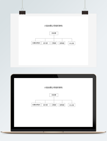 小型会展公司组织架构