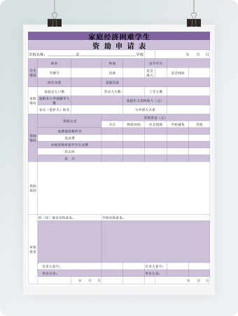家庭经济困难学生