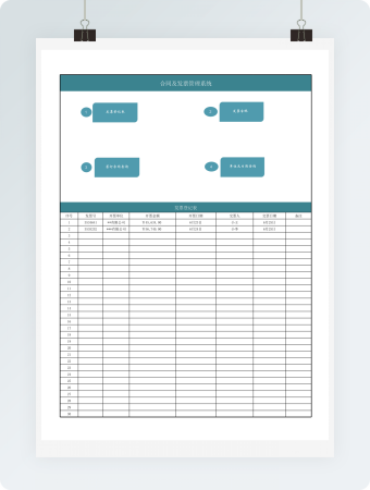 合同及发票管理系统
