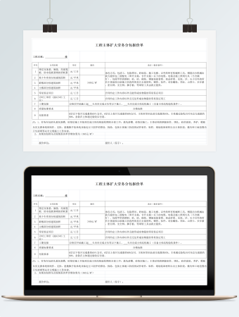 工程主体扩大劳务分包报价单
