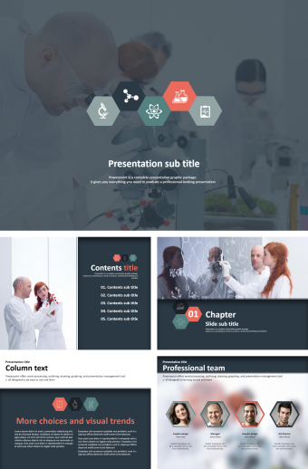 蓝色医护风格汇报工作通用模板ppt模板