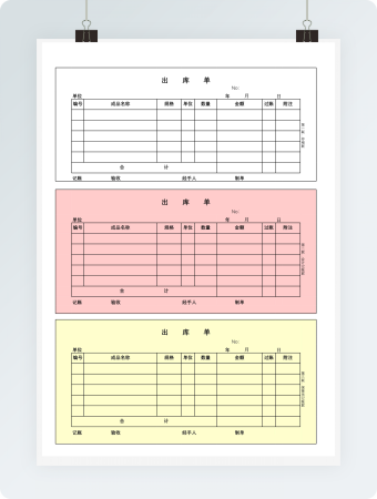 成品商品出库单