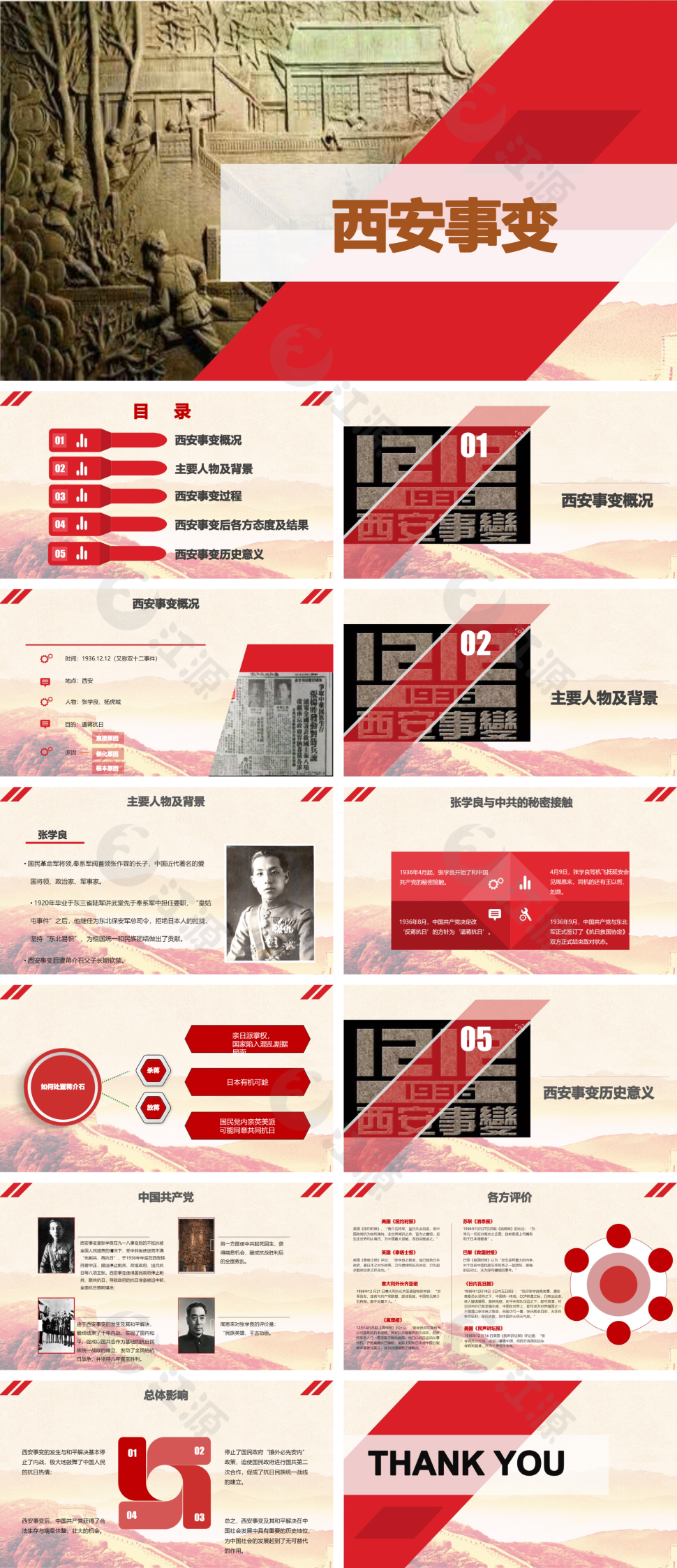 精美彩色艺术涂鸦PPT模板