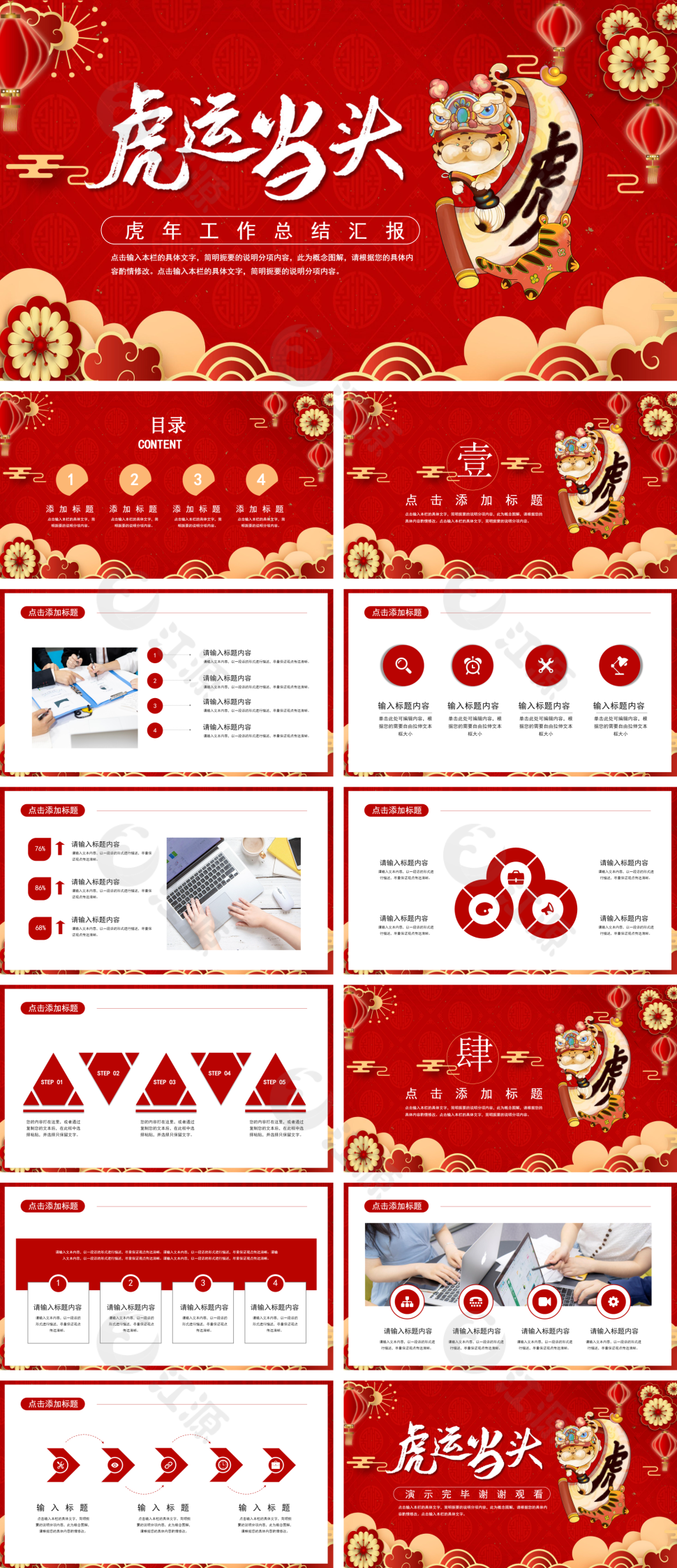 虎年工作总结汇报