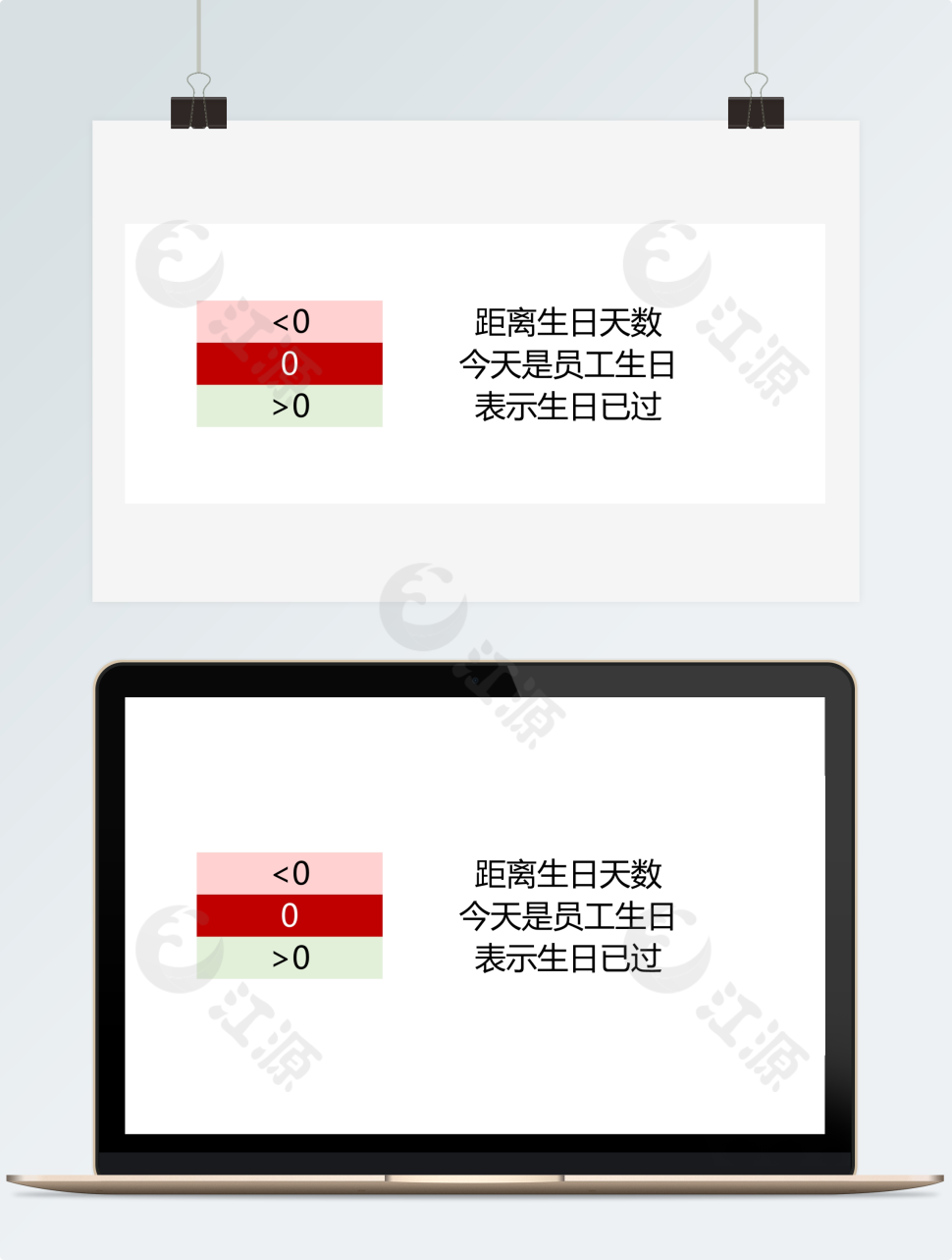 员工生日倒时计