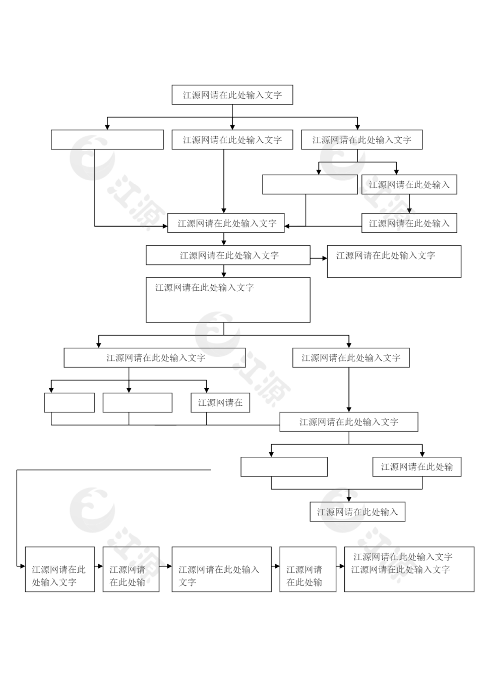 流程图通用模板3