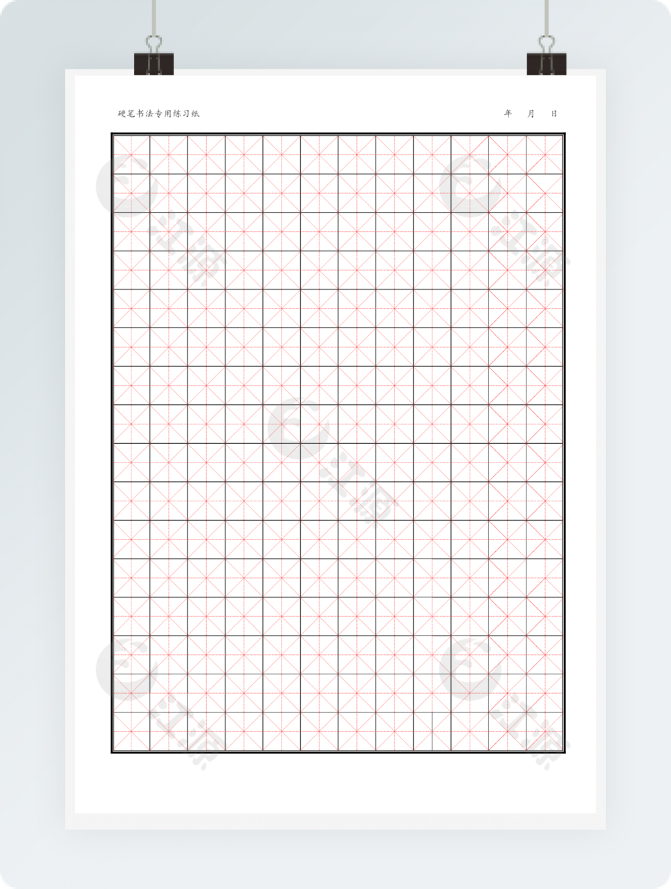 1.8米字格(12+16)